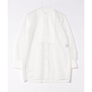 ブラウス シャツ LACE COLLARLESS SHIRT レディース