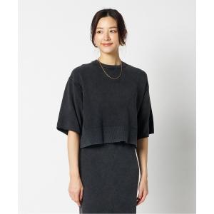 tシャツ FADE RIB KNIT PULLOVER レディース