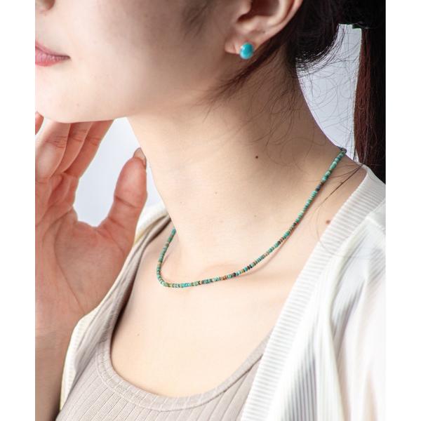 ネックレス 「Harpo/アルポ」 シルバー ネックレス　ターコイズ　NECKLACE CO237 ...