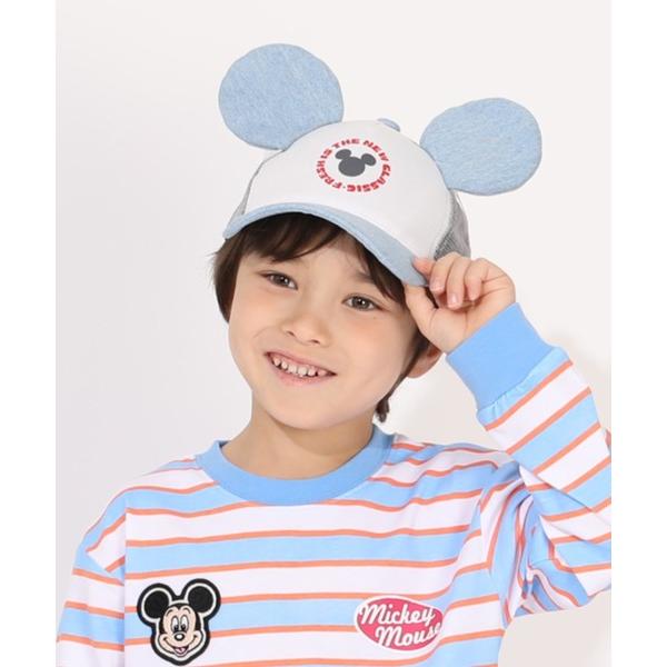 キャップ 帽子 ディズニー デニム耳付きキャップ 1254 キッズ 子供 男の子 女の子