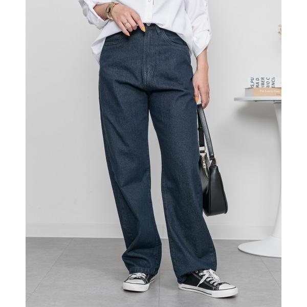ジーンズ デニム デニムパンツ デニムハイライズ デニムストレートパンツ レディース