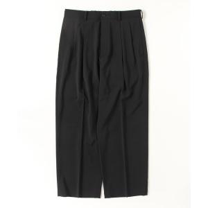 スラックス 「YOKO SAKAMOTO」 DOUBLE PLEATED TROUSERS メンズ レディース