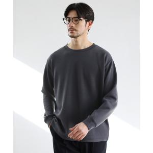 tシャツ 「抗ピリング・防シワ・ウォッシャブル」ハイポンチ長袖カットソー メンズ