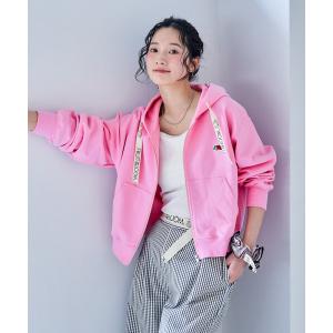 トレーナー スウェット FRUIT OF THE LOOM × FREAK'S STORE/フルーツオブザルーム 別注 裏毛 ジップパーカー/フードパ