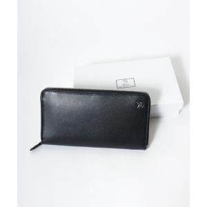 財布 Arnold Palmer/アーノルド パーマー 牛革 レザー ラウンドファスナー ロングウォレット 長財布 箱付き メンズ レディース