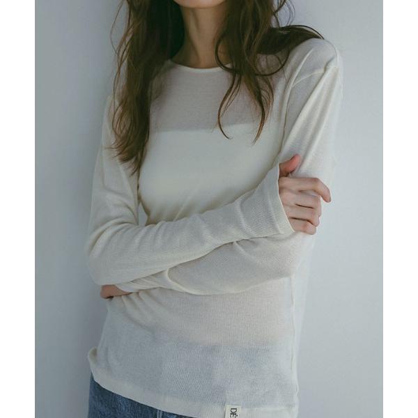 tシャツ DEPENDREシアーロンTee レディース