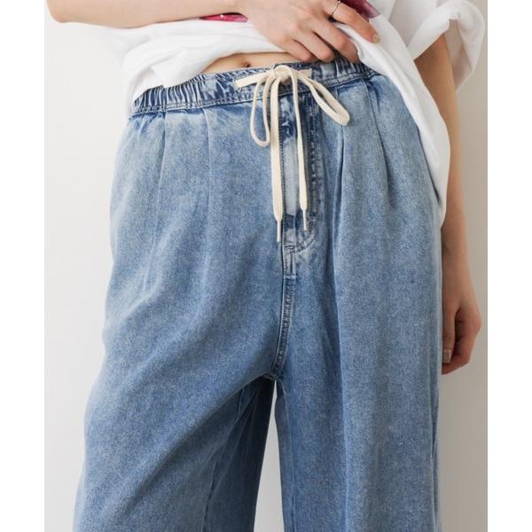 ジーンズ デニム デニムパンツ テンセルデニムイージーパンツ レディース