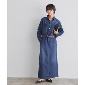 ワンピース デニムシャツワンピース