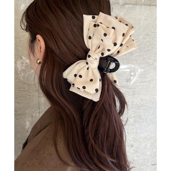 ヘアクリップ ポルカドットバンス 640815