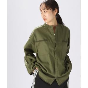 「niko and...」 長袖ブラウス FREE カーキ レディース