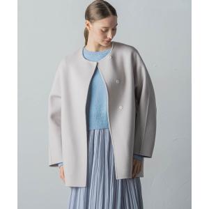 「LAUTREAMONT DE CLASSE」 ノーカラーコート 7号 ベージュ レディース