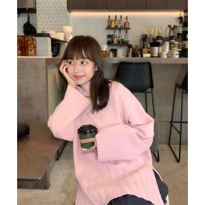 「titivate」 長袖ニット M ピンク レディース