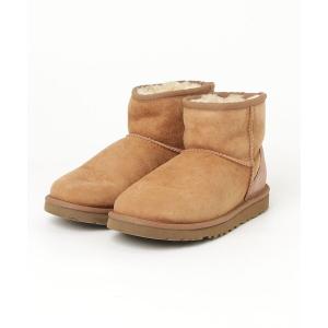 「UGG」 ムートンブーツ 23cm オレンジ レディース