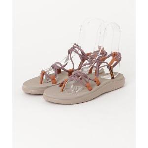 「Teva」 フラットサンダル 7 ブラウン レディース