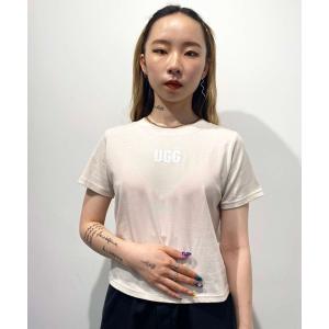 「UGG」 半袖Tシャツ M ベージュ レディース