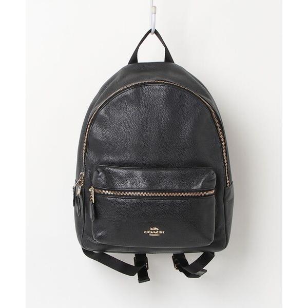 「COACH」 ワンポイントリュック - ブラック レディース