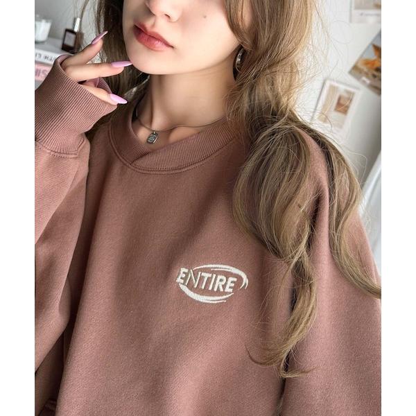 「Java」 スウェットカットソー MEDIUM ピンク レディース