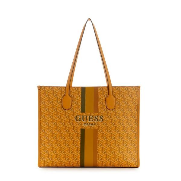「Guess」 トートバッグ ONE SIZE イエロー レディース
