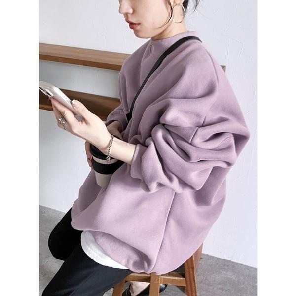 「reca」 スウェットカットソー FREE ラベンダー レディース