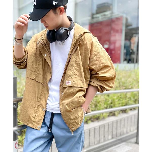 「Java」 ナイロンブルゾン LARGE ベージュ メンズ