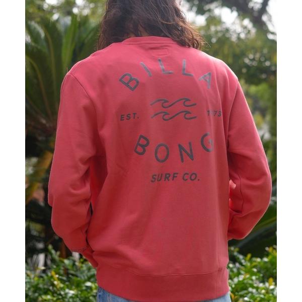 「BILLABONG」 スウェットカットソー MEDIUM オレンジ系その他 メンズ