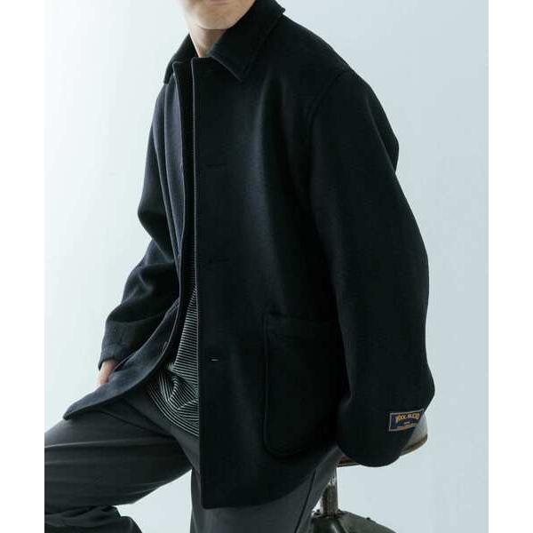 「ITEMS URBANRESEARCH」 ステンカラーコート MEDIUM ブラック メンズ