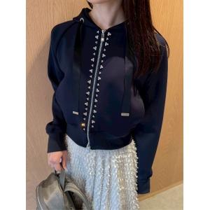 パーカー 「UVカット」フロントビシューフーディー レディース