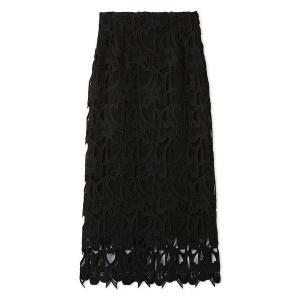 スカート 「WEB限定サイス」ハートレースタイトスカート