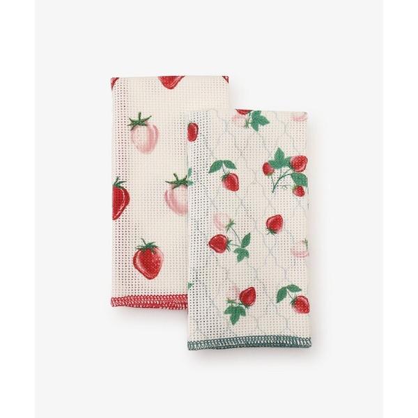 キッチン ストロベリー抗菌ディッシュクロス