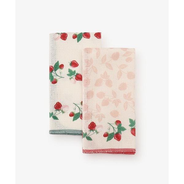 キッチン ストロベリー抗菌ディッシュクロス