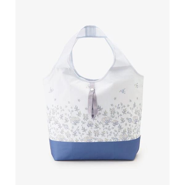 エコバッグ フラワー保冷横型ショッピングラップバッグ