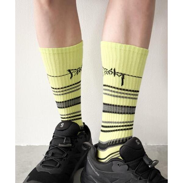 靴下 WEGO/マルチボーダーソックス(R) メンズ