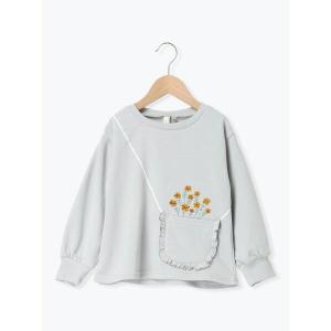 tシャツ ポシェット付きトレーナー キッズ 子供服 女の子