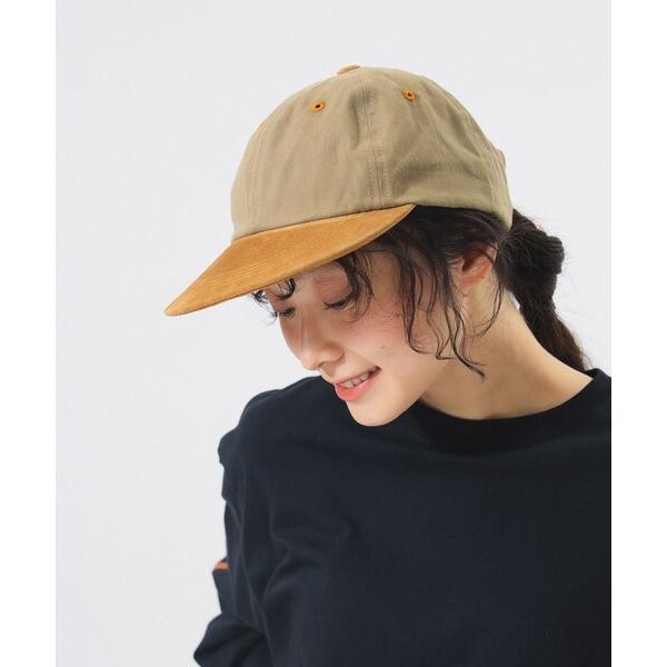キャップ 帽子 「別注」Winner Caps / スエード × ツイル キャップ レディース