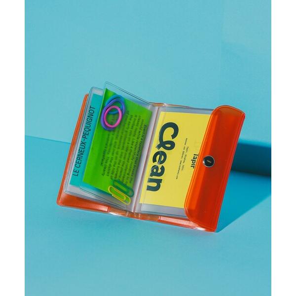 カードケース 「別注」nahe(R) / カードケース クリア オレンジ