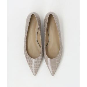 パンプス ポインテッドプレーン フラット20↓↑