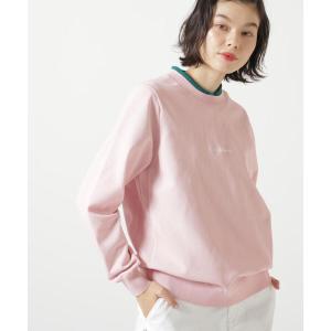 ニット セーター 「Jack Bunny!!」シャドーボーダーロゴクルーネックニットプルオーバー レディース