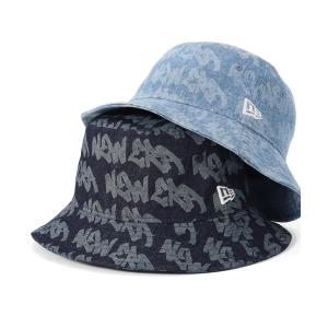 帽子 ハット ニューエラ バケットハット デニム メンズ レディース