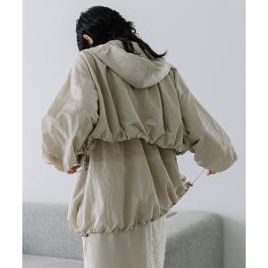 コート アウター 3wayフーディ×ベスト レディース