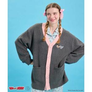 パジャマ ルームウェア 「公式」トムとジェリー　× une nana cool　ユニセックスカーディガン レディース メンズ