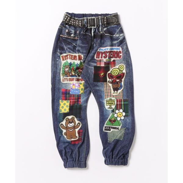 パンツ CAMP BEAR WITH MINI Like a denim Viscotex パンツ ...