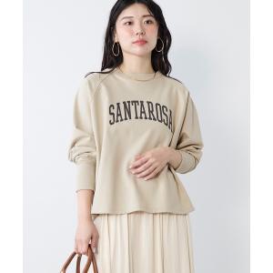 トレーナー スウェット SANTAROSA”ラグランスリーブロゴスウェット レディース