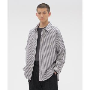 シャツ VINTAGE COMPACT COTTON STRIPE メンズ