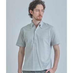 ポロシャツ 半袖 「ACTIVE TAILOR」ニットサッカーポロシャツ「COOL MAX/吸水速乾」 メンズ