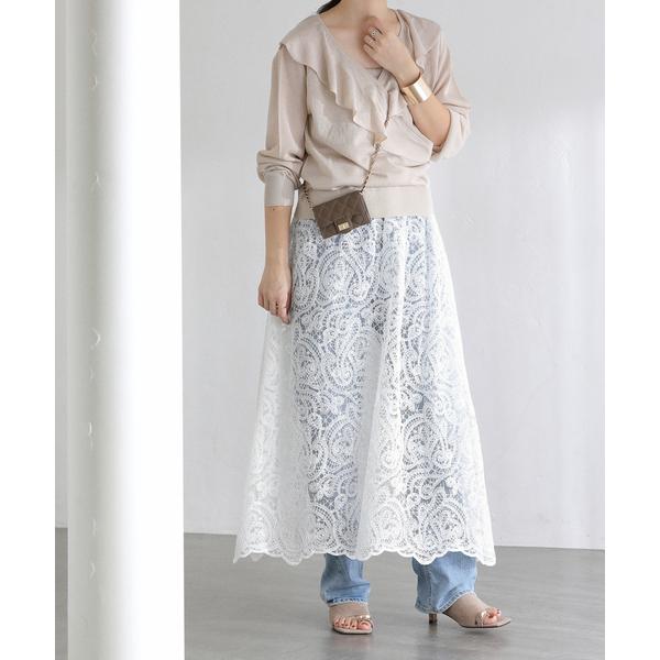 スカート 「洗える」TORRAZZO DONNA/トラッゾドンナ 別注レーススカート