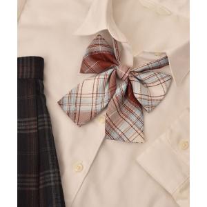 ネクタイ 「urge select」「なんちゃってシリーズ」チェック柄 レッド系 ワンタッチ リボン「6色展開/学生/制服/コスプレ」