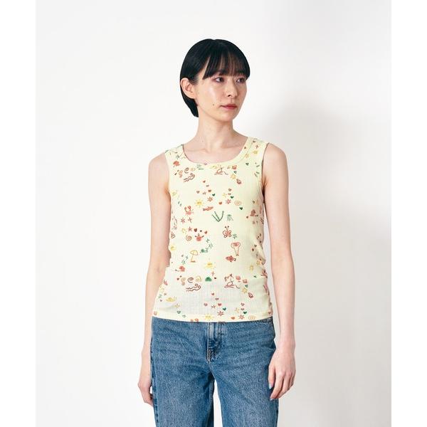 タンクトップ ノースリーブ “SEA” Aimi Odawara 針抜きタンクトップ レディース メ...