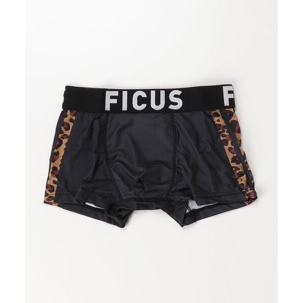 ボクサーパンツ FICUS フィークス Leopard 2line レオパードライン メンズ ボクサ...