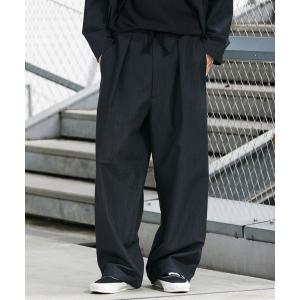 スラックス SLUB SUCKER / スラブ サッカー オーバー パンツ メンズ