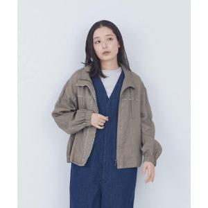 LOISIR ステンカラーコート コート グランジコットンポプリンステン